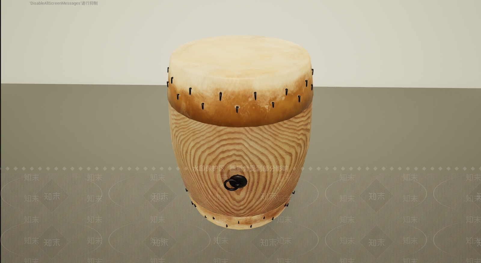 现代文物古代乐器鼓3D模型下载【ID:1195771790】
