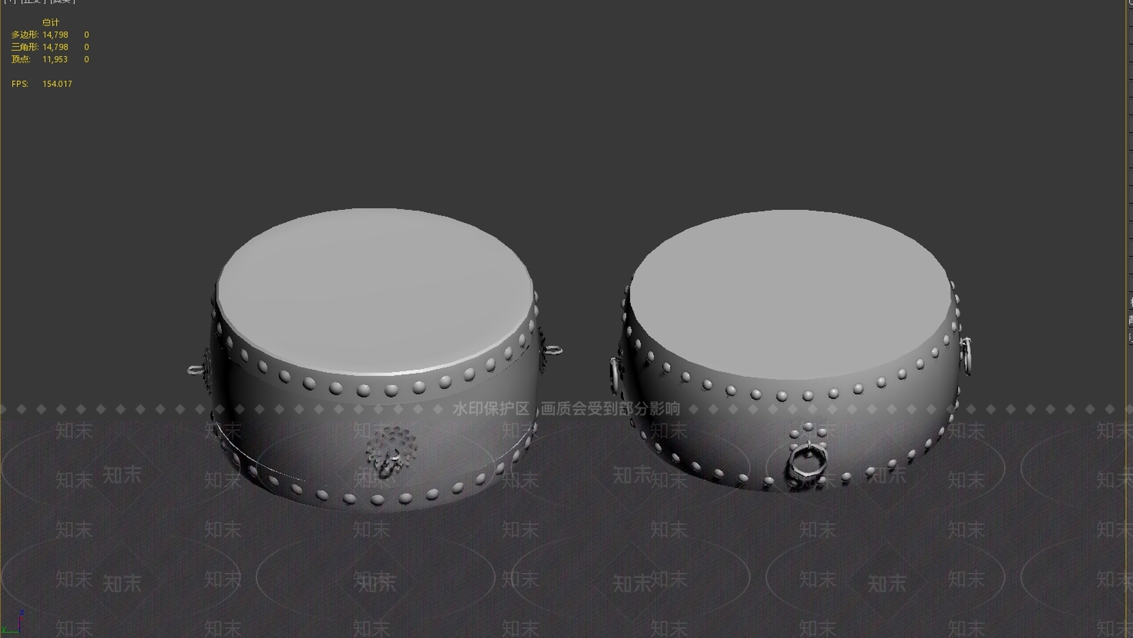 现代朝鲜族乐器鼓3D模型下载【ID:1195771864】