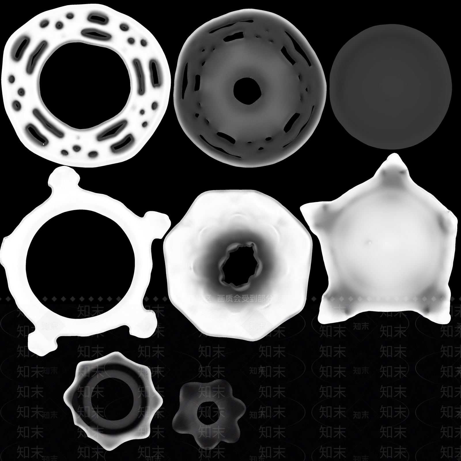 现代文物雕塑青铜器青釉熏炉3D模型下载【ID:1195772507】