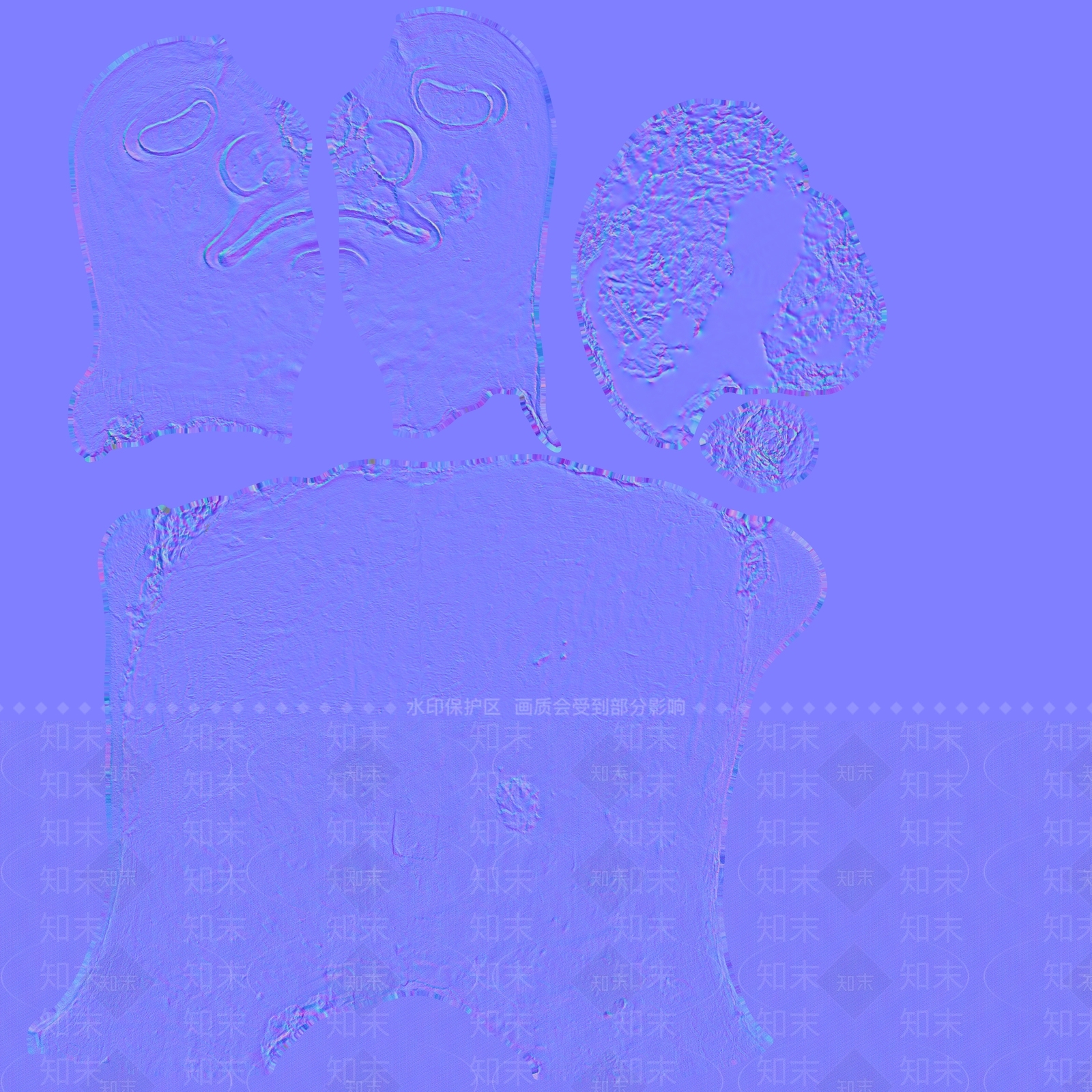 现代文物雕塑3D模型下载【ID:1195772864】