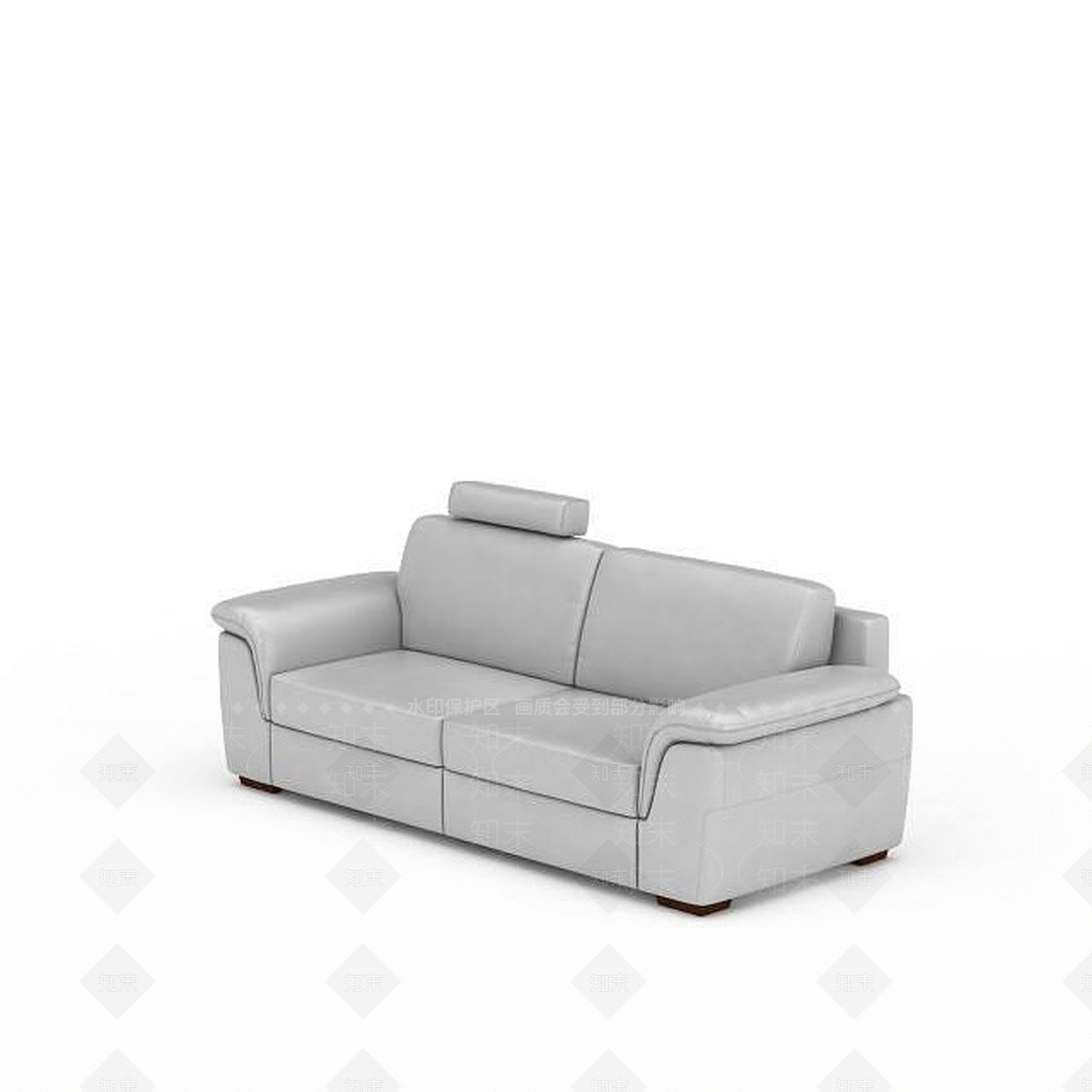 现代双人沙发3D模型下载【ID:1195773409】