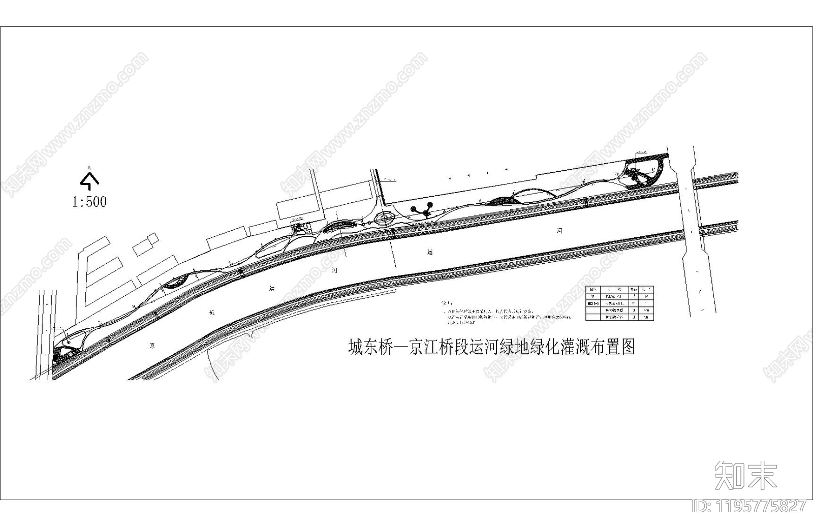 商业街景观施工图下载【ID:1195775827】