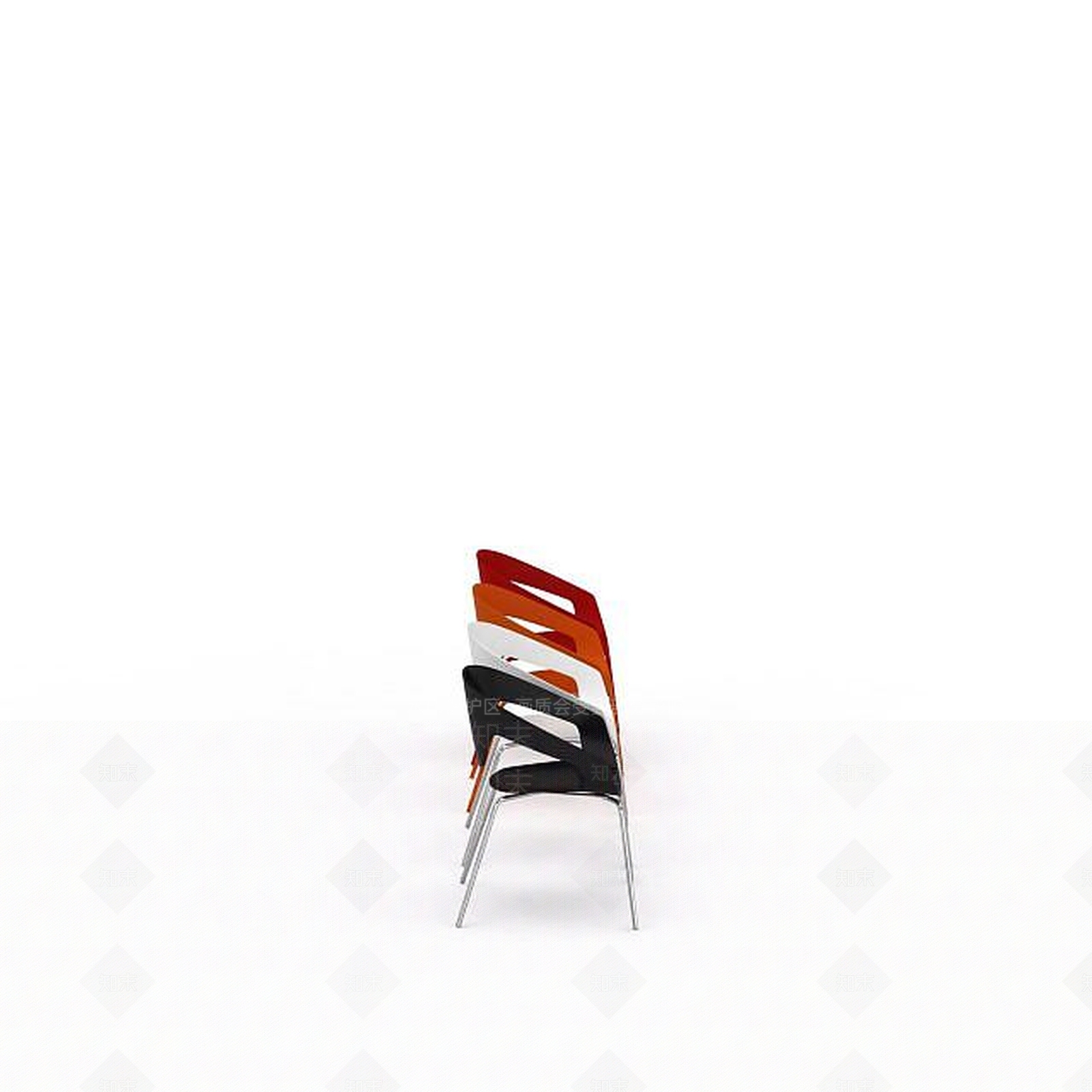 现代简约单人椅3D模型下载【ID:1195775704】