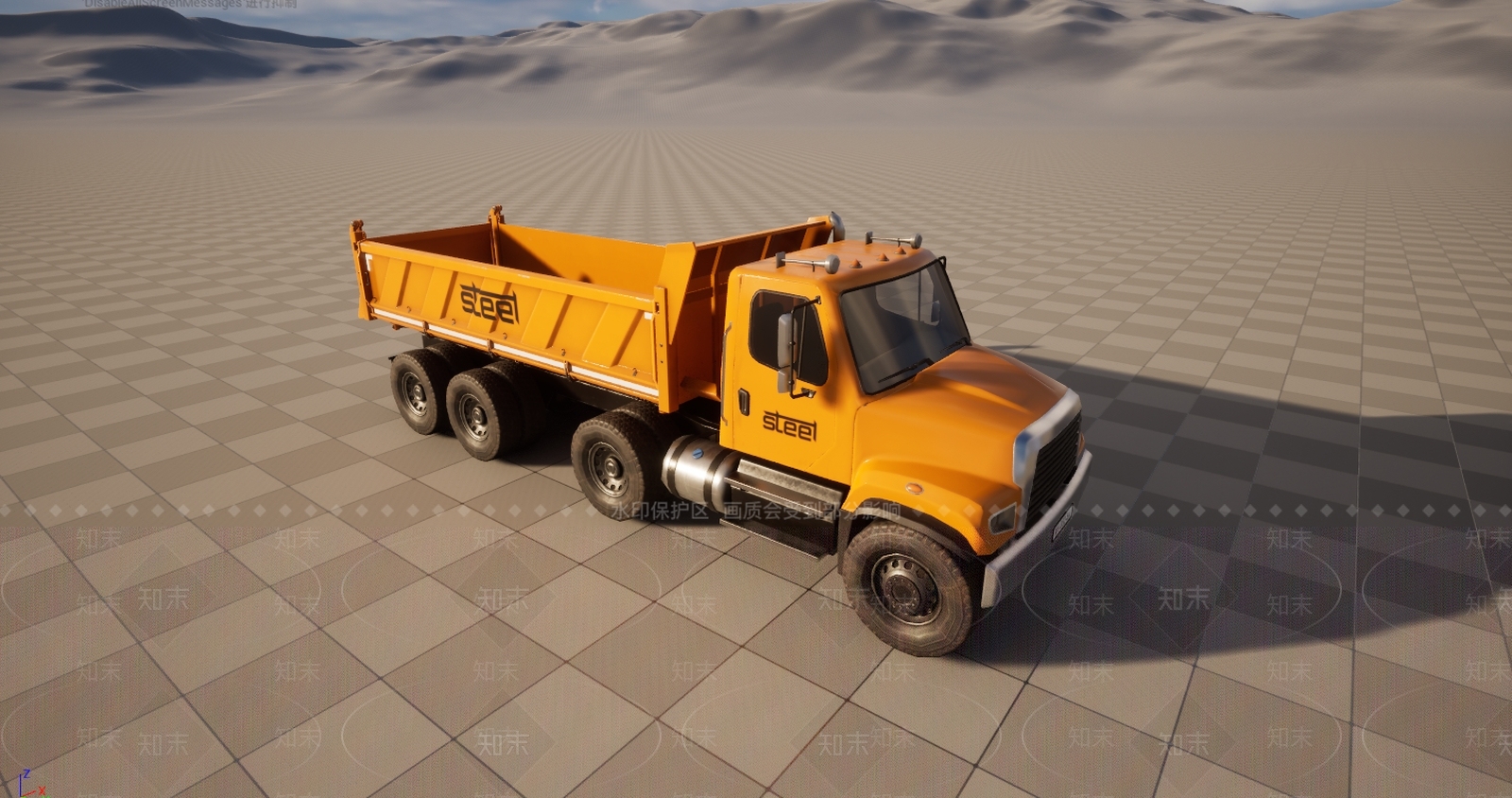 现代工程车辆施工器械重型运载3D模型下载【ID:1195776343】