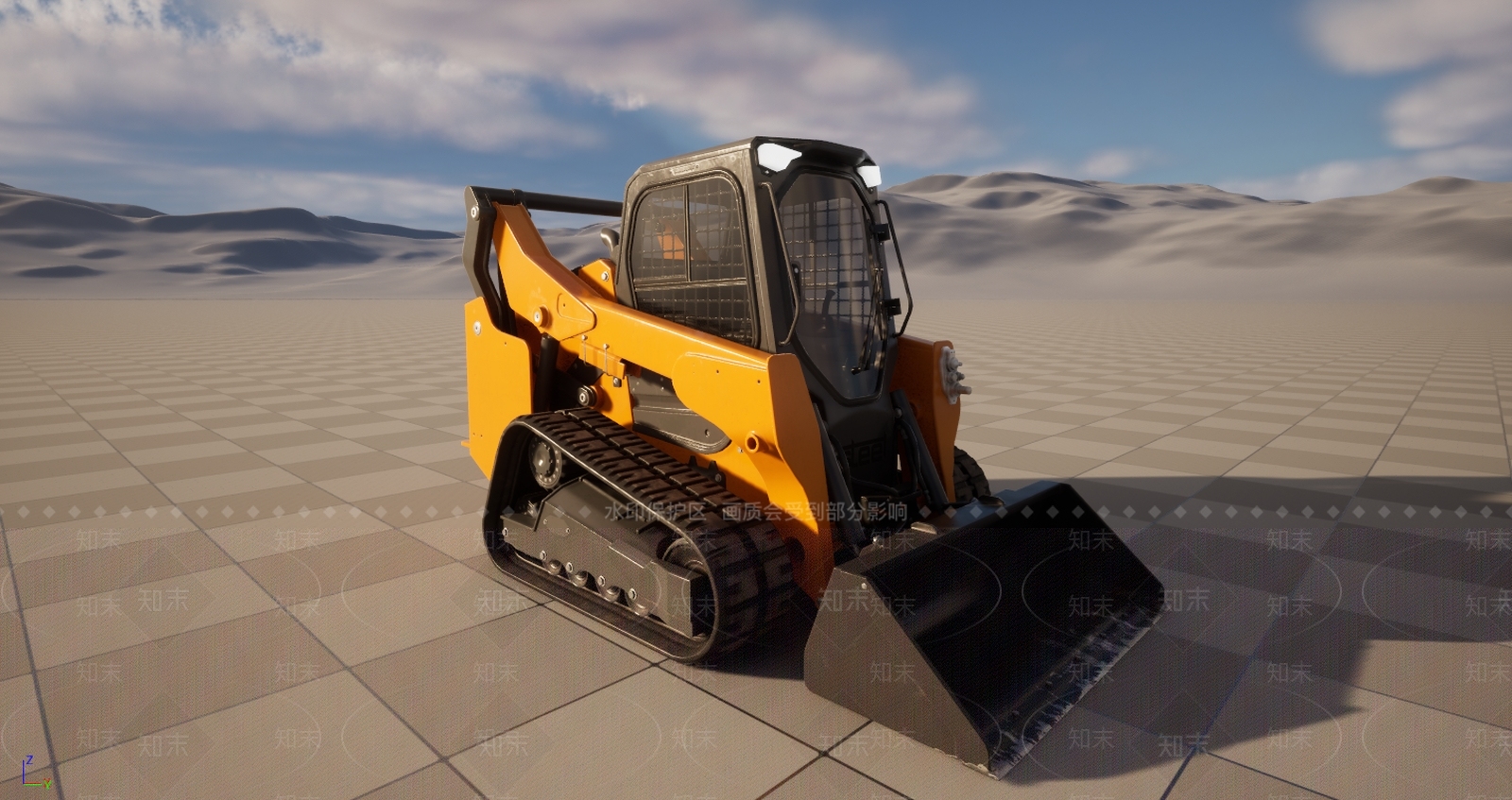 现代工程车挖掘机推土机3D模型下载【ID:1195776366】