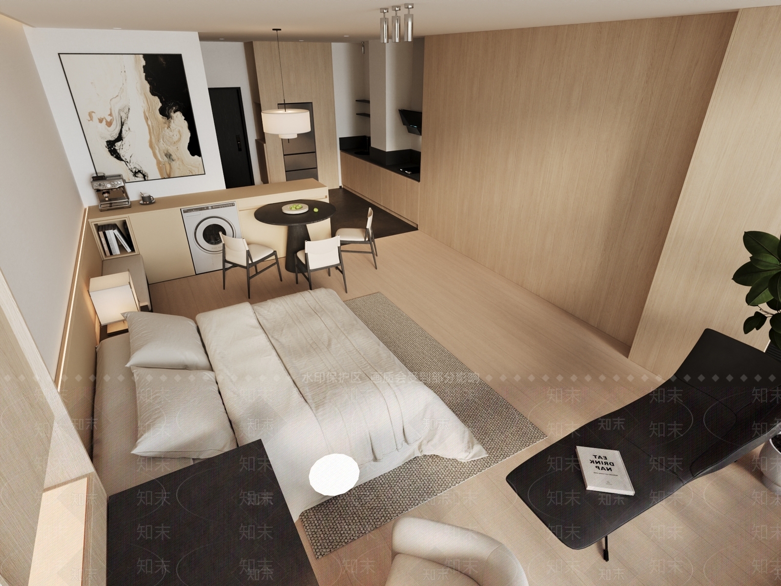 中古极简公寓3D模型下载【ID:1195777193】