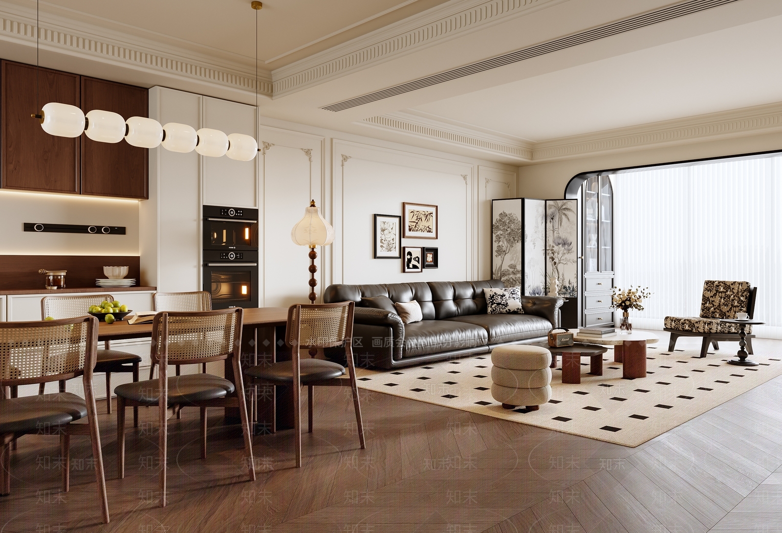 法式中古客餐厅3D模型下载【ID:1195777884】