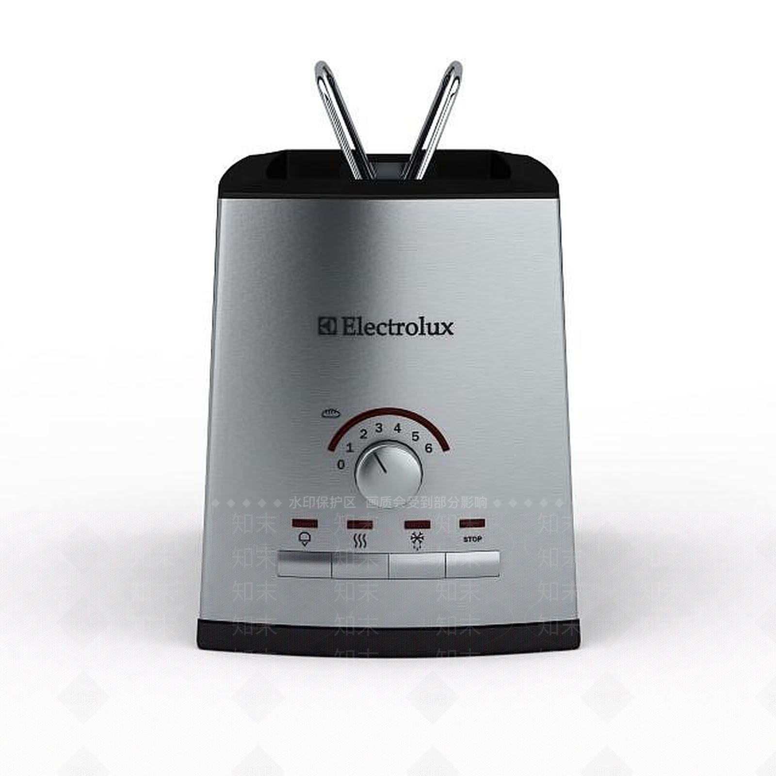 现代不锈钢烤面包机3D模型下载【ID:1195779956】