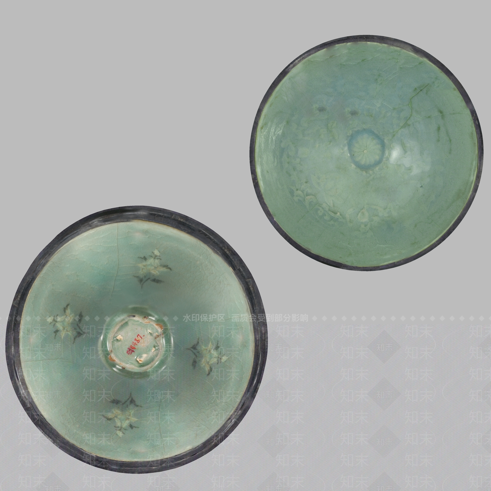 现代文物青釉瓷器碗3D模型下载【ID:1195781409】