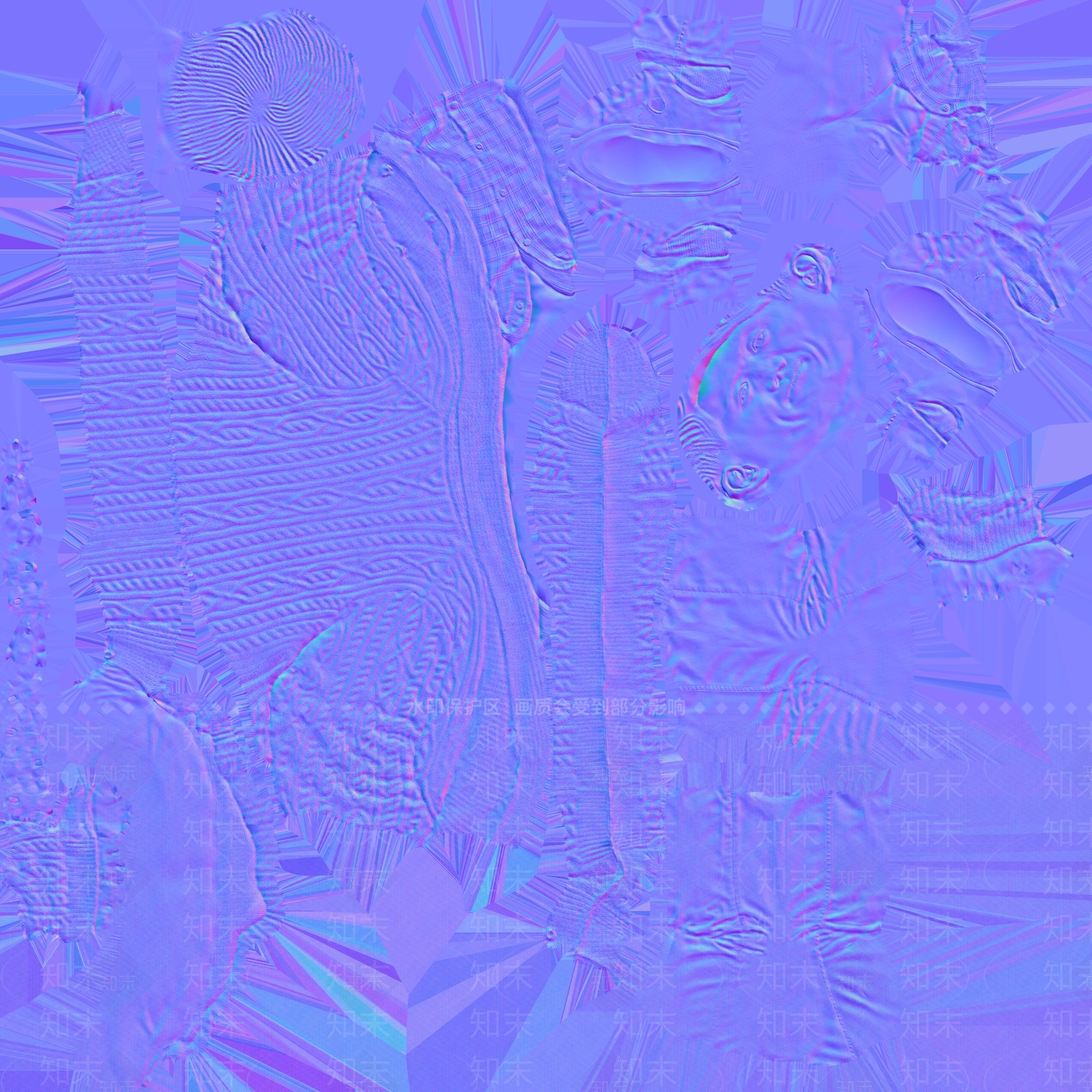 现代坐姿工作用电脑的男人3D模型下载【ID:1195782098】