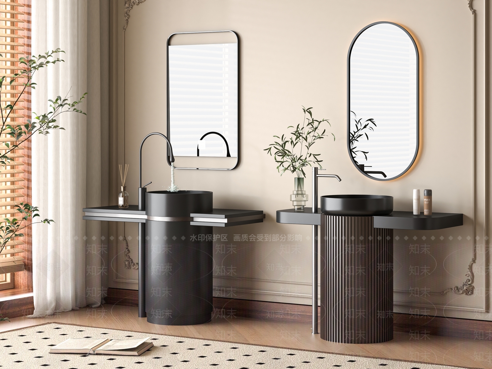 洗手台3D模型下载【ID:1195786679】