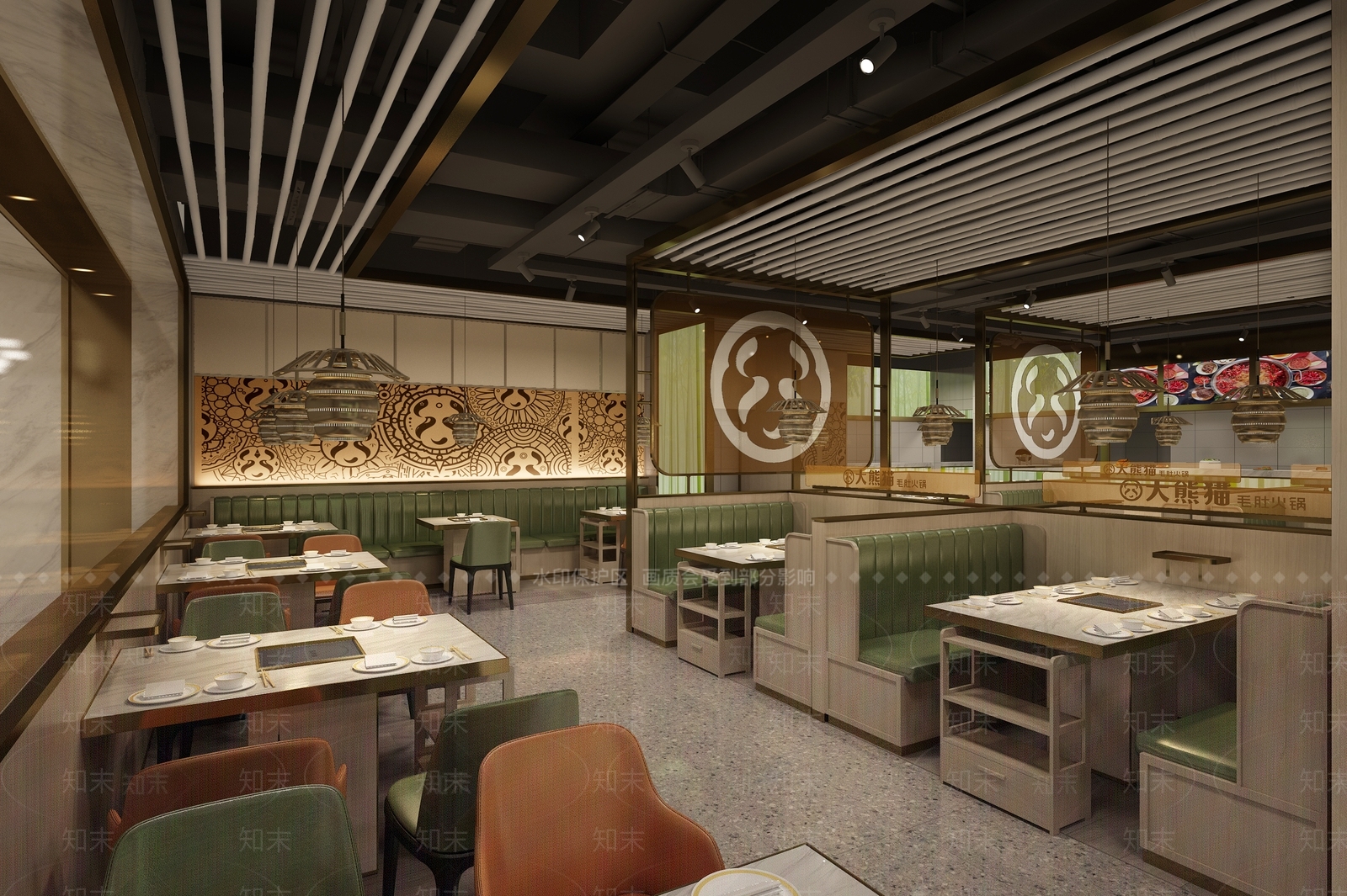 现代其他餐饮空间3D模型下载【ID:1195787159】