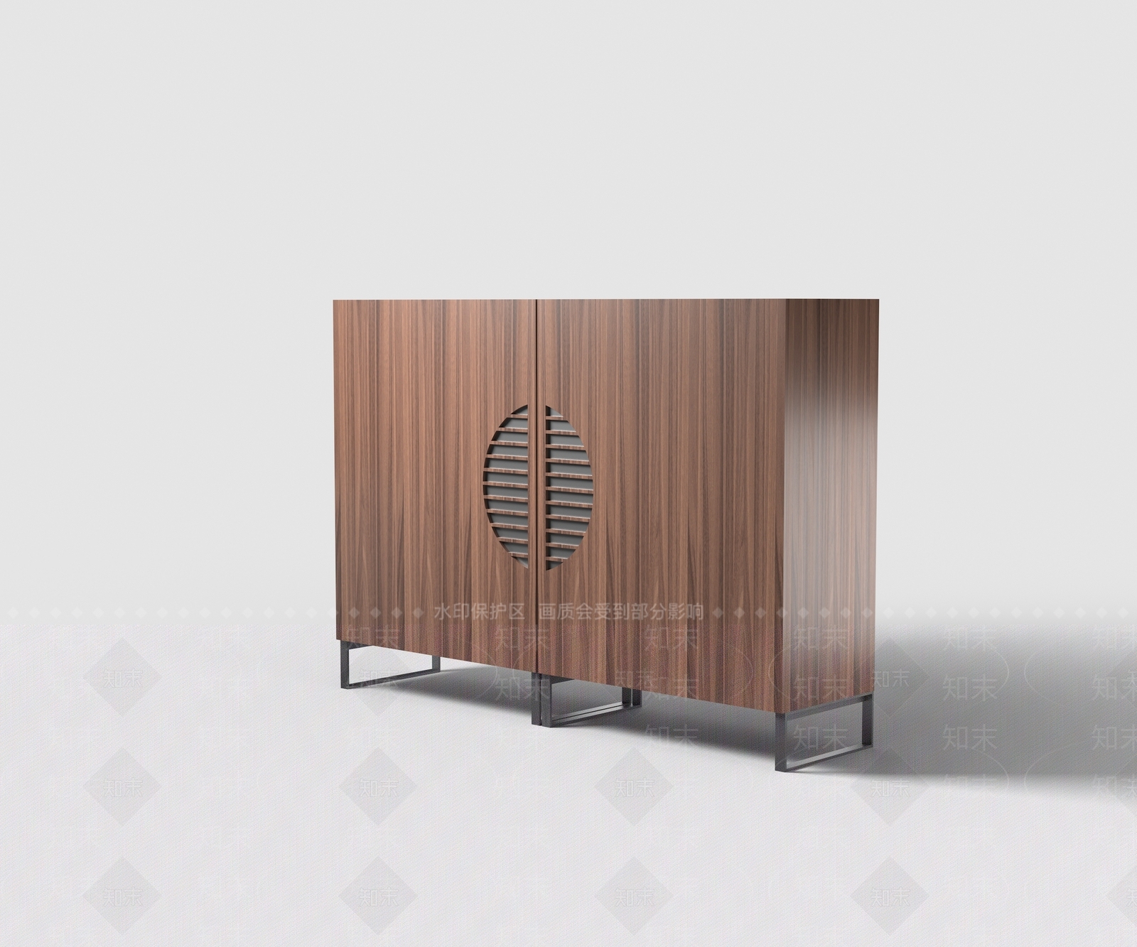 现代新中式鞋柜3D模型下载【ID:1195787499】