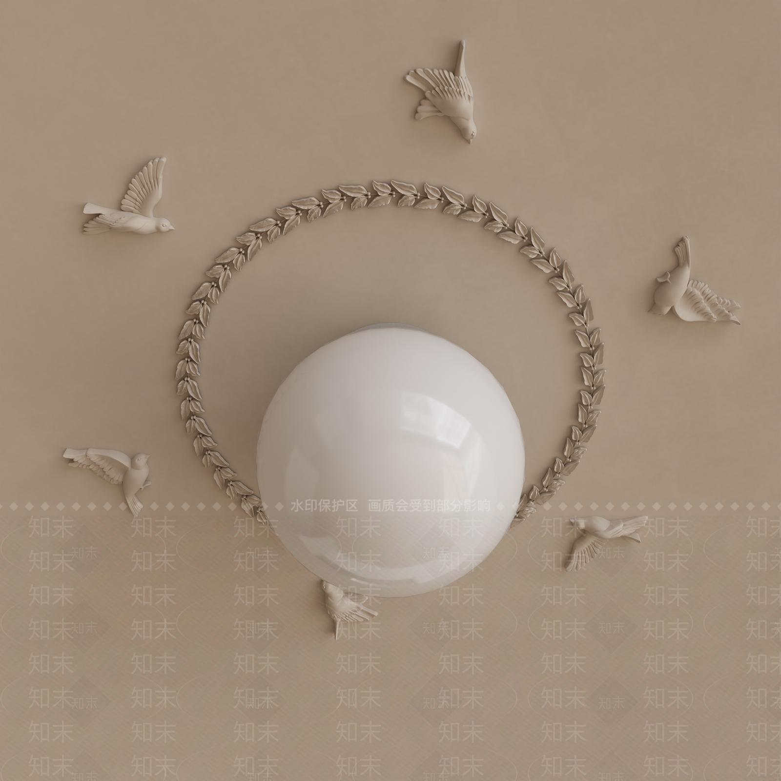 法式美式雕花3D模型下载【ID:1195789460】