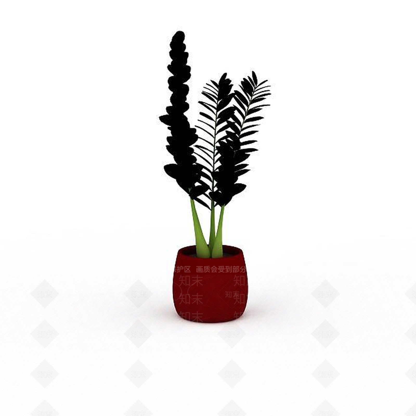 现代摆件组合3D模型下载【ID:1195797240】