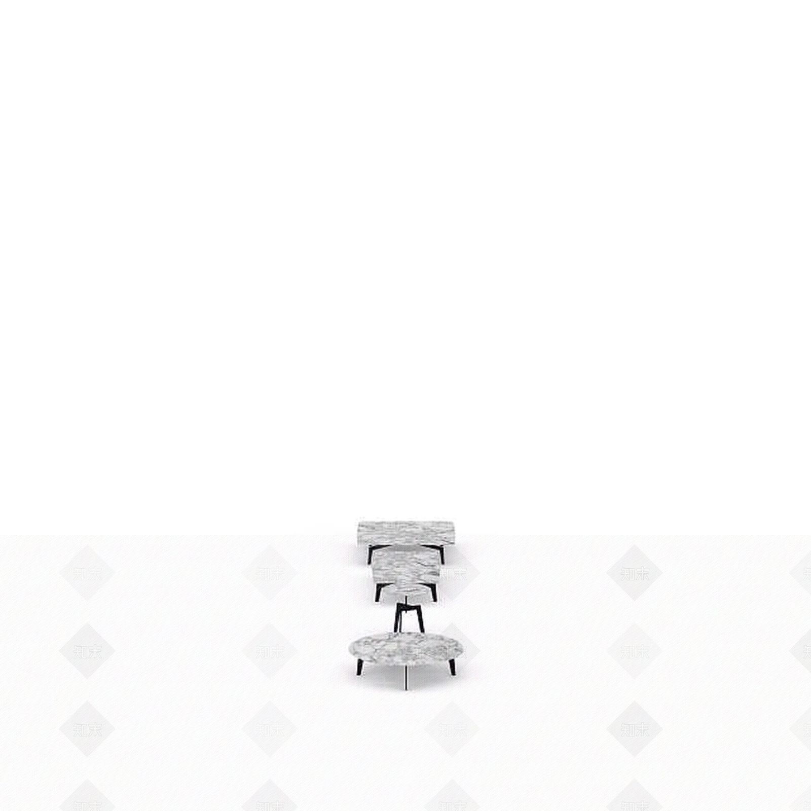 现代书桌椅3D模型下载【ID:1195799024】