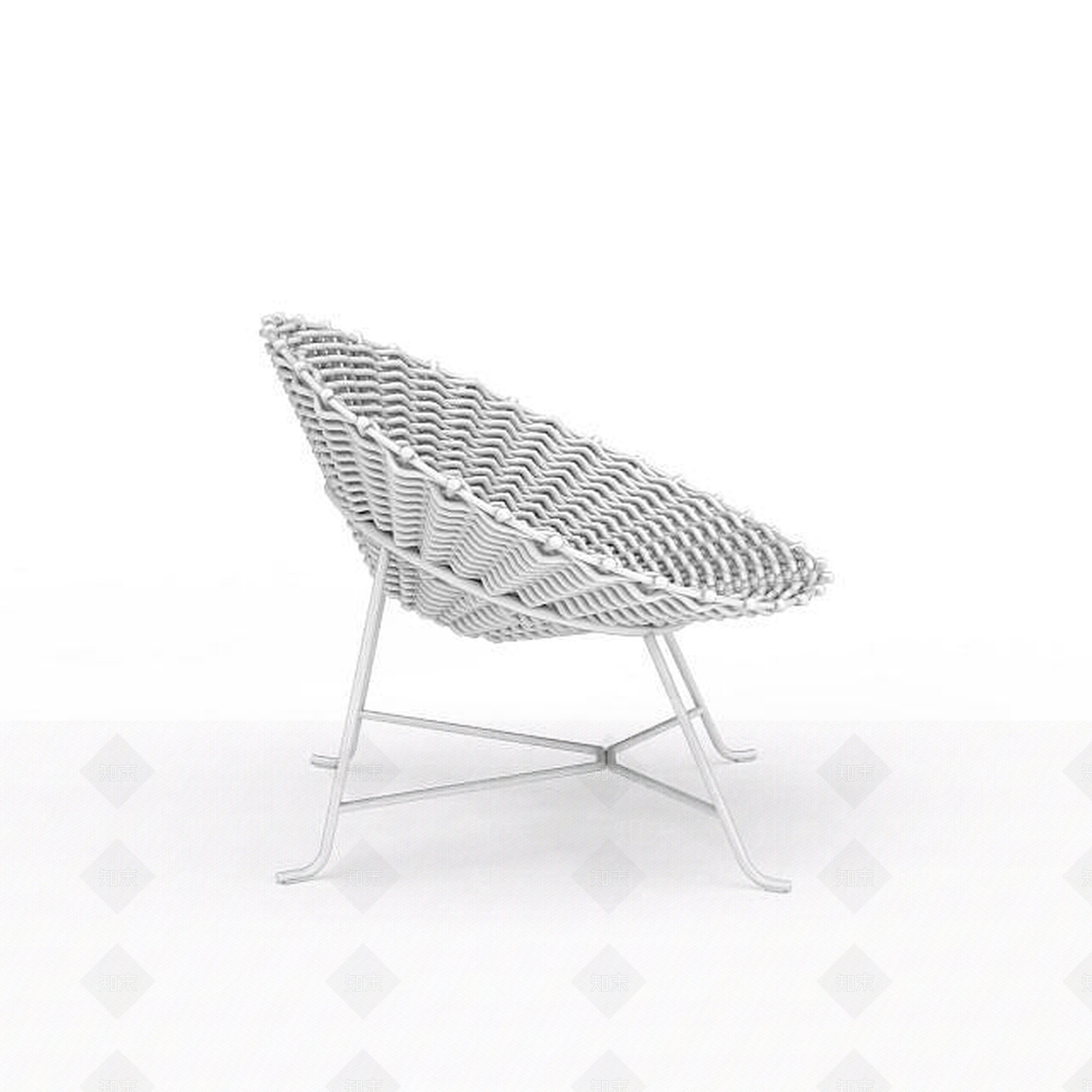 现代休闲椅3D模型下载【ID:1199946304】