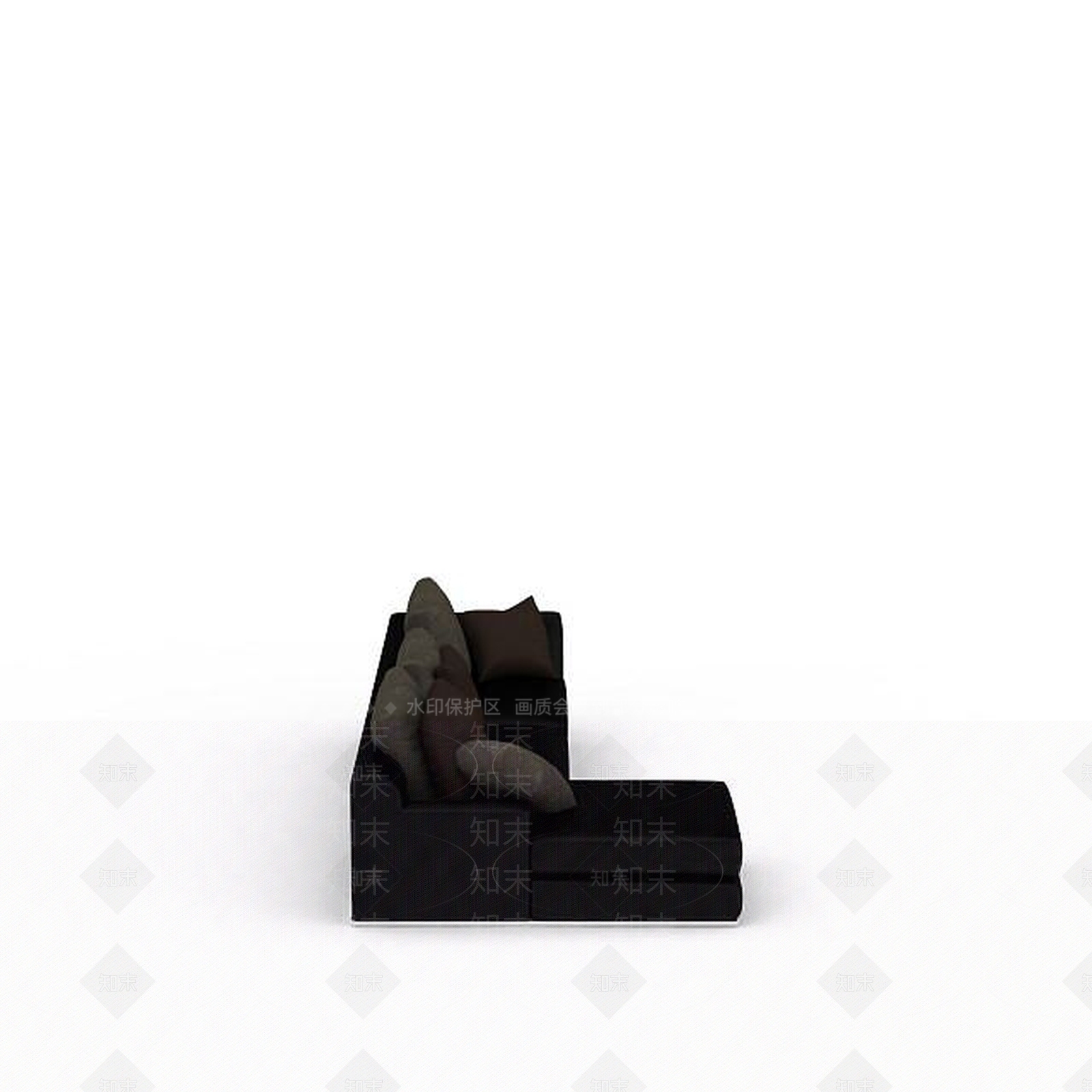 现代双人沙发3D模型下载【ID:1195799770】