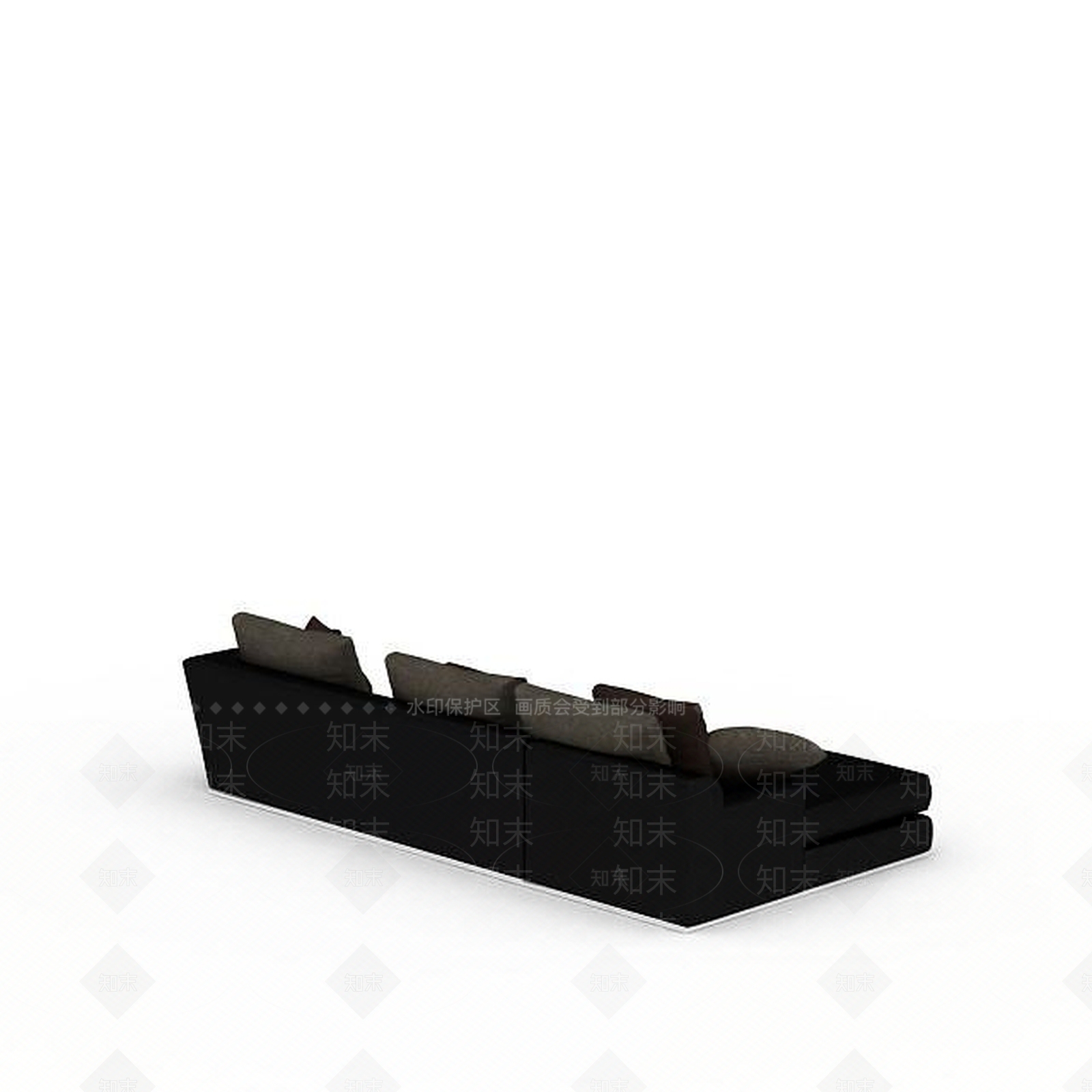 现代双人沙发3D模型下载【ID:1195799770】