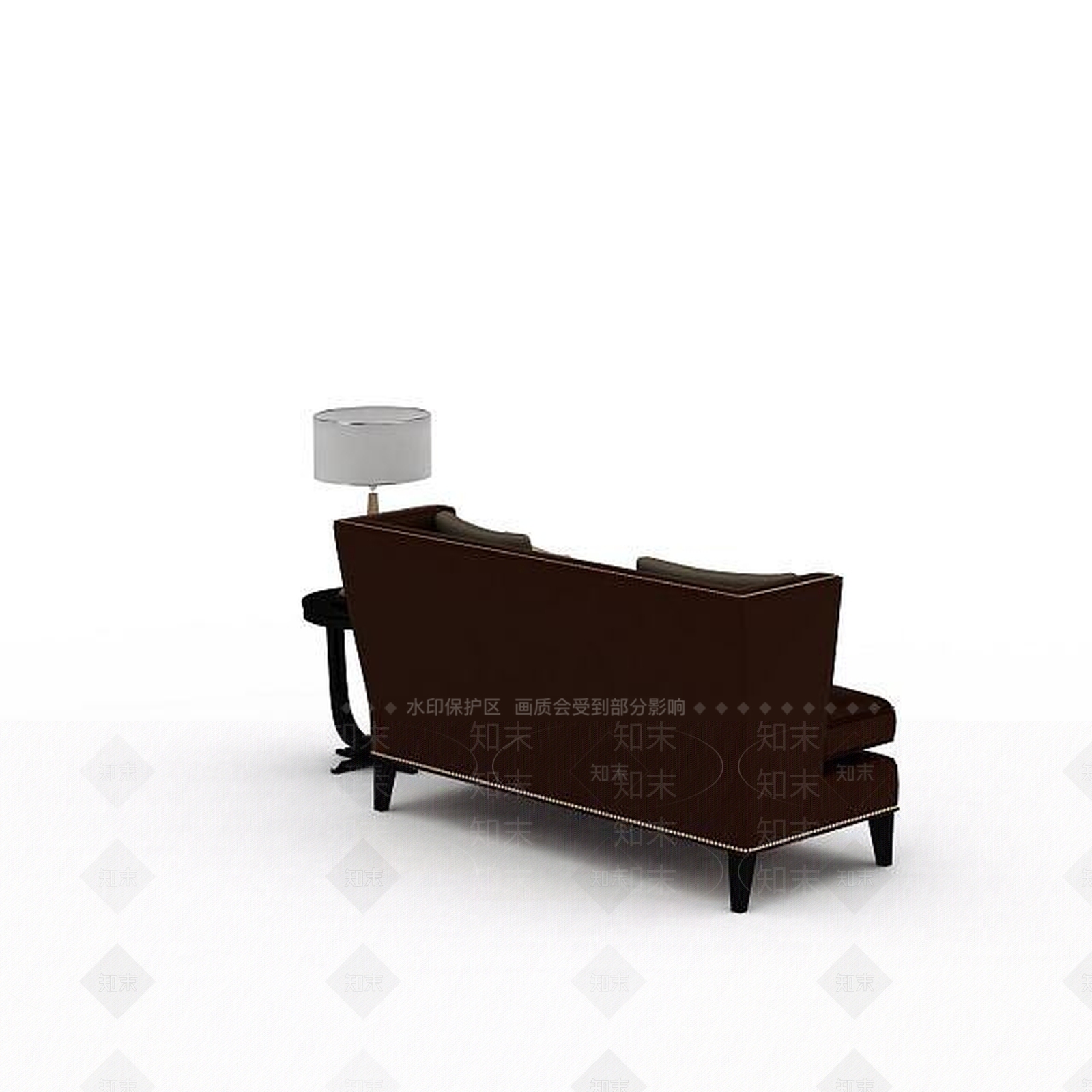 现代双人沙发3D模型下载【ID:1195799777】