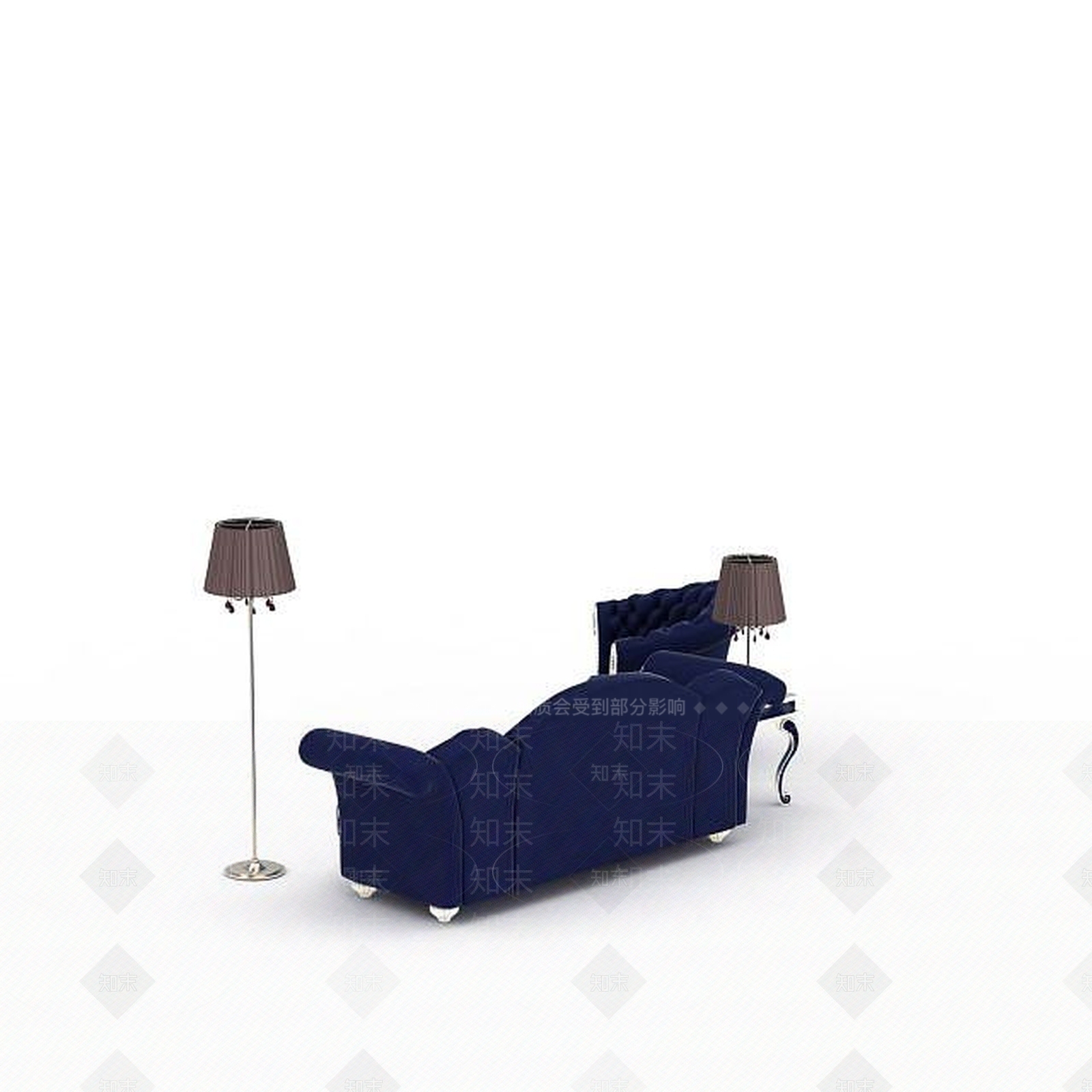 现代双人沙发3D模型下载【ID:1195800226】