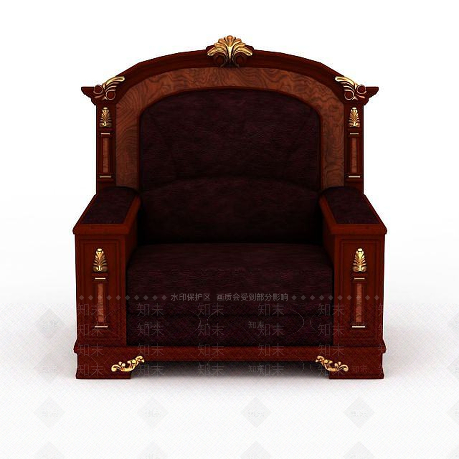现代双人沙发3D模型下载【ID:1195801555】