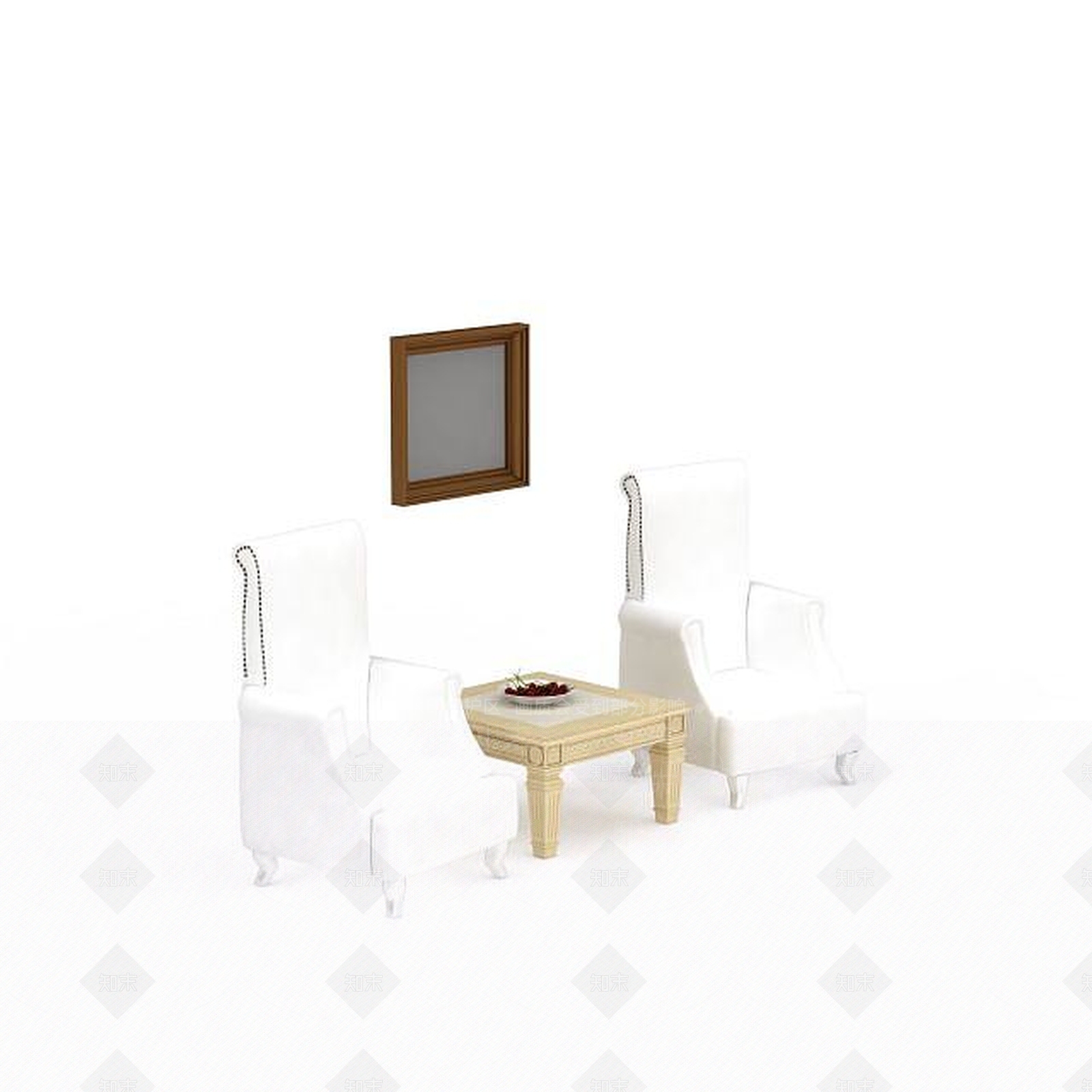 现代书桌椅3D模型下载【ID:1199943104】