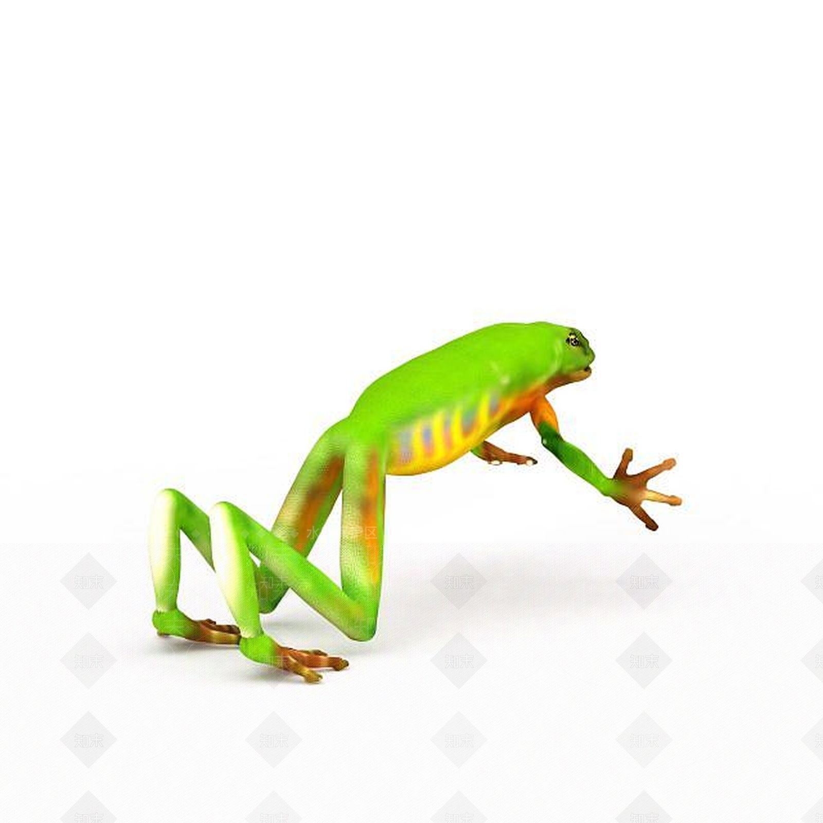 现代爬行类动物3D模型下载【ID:1195802948】