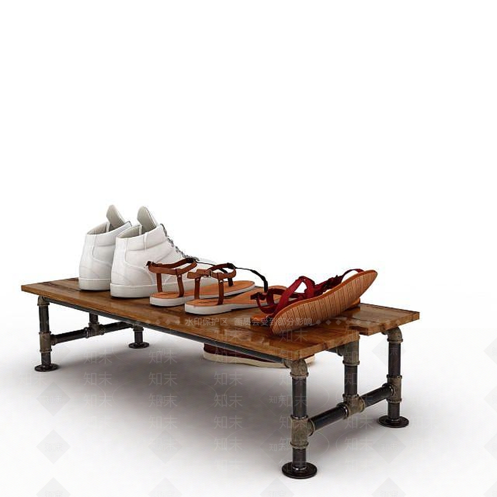 现代摆件组合3D模型下载【ID:1195803205】