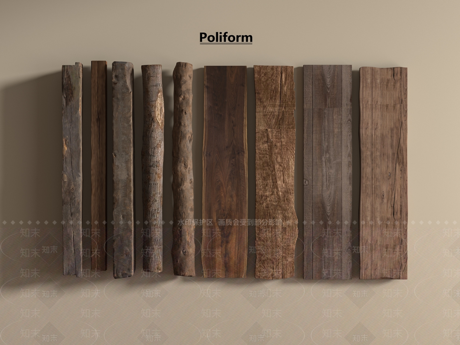 木头木板3D模型下载【ID:1195804222】