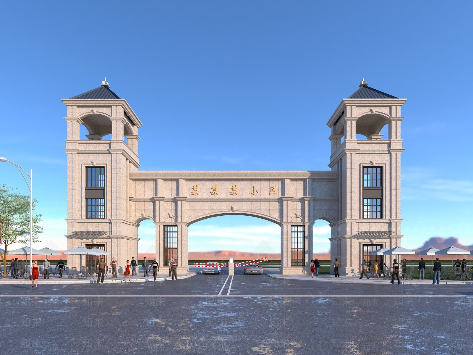 现代欧式其他建筑外观3D模型下载【ID:1195806126】