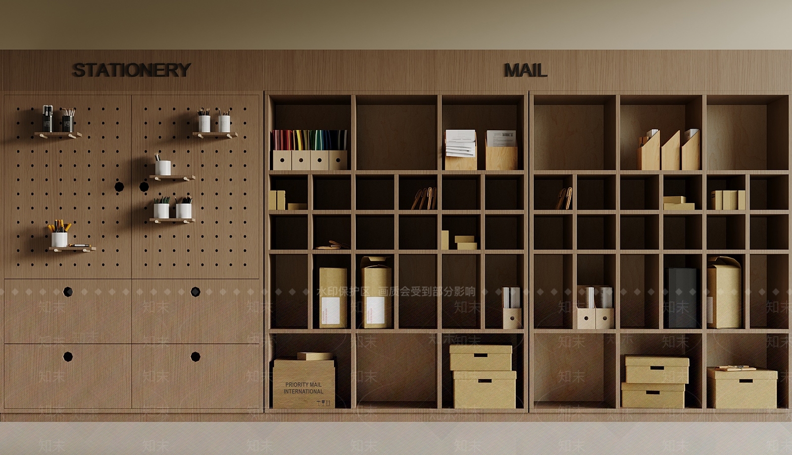 现代其他柜子3D模型下载【ID:1195806201】