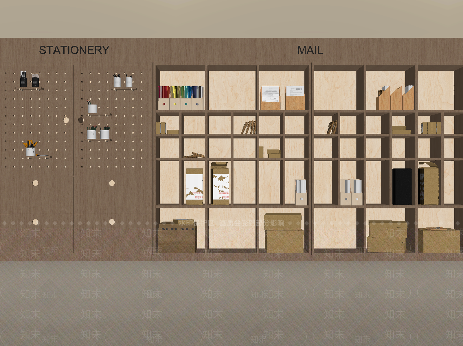 现代其他柜子SU模型下载【ID:1195806738】