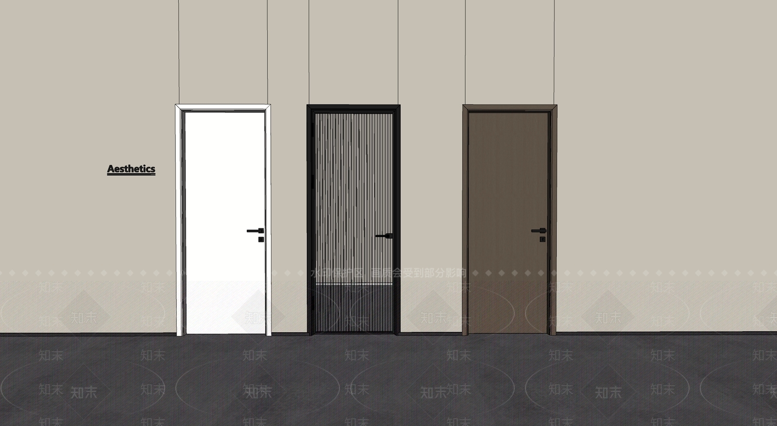 现代单开门SU模型下载【ID:1195808720】