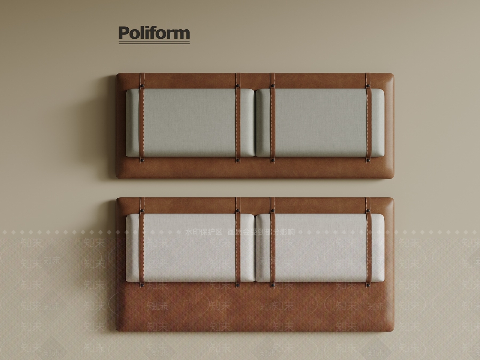 现代软包3D模型下载【ID:1195809776】