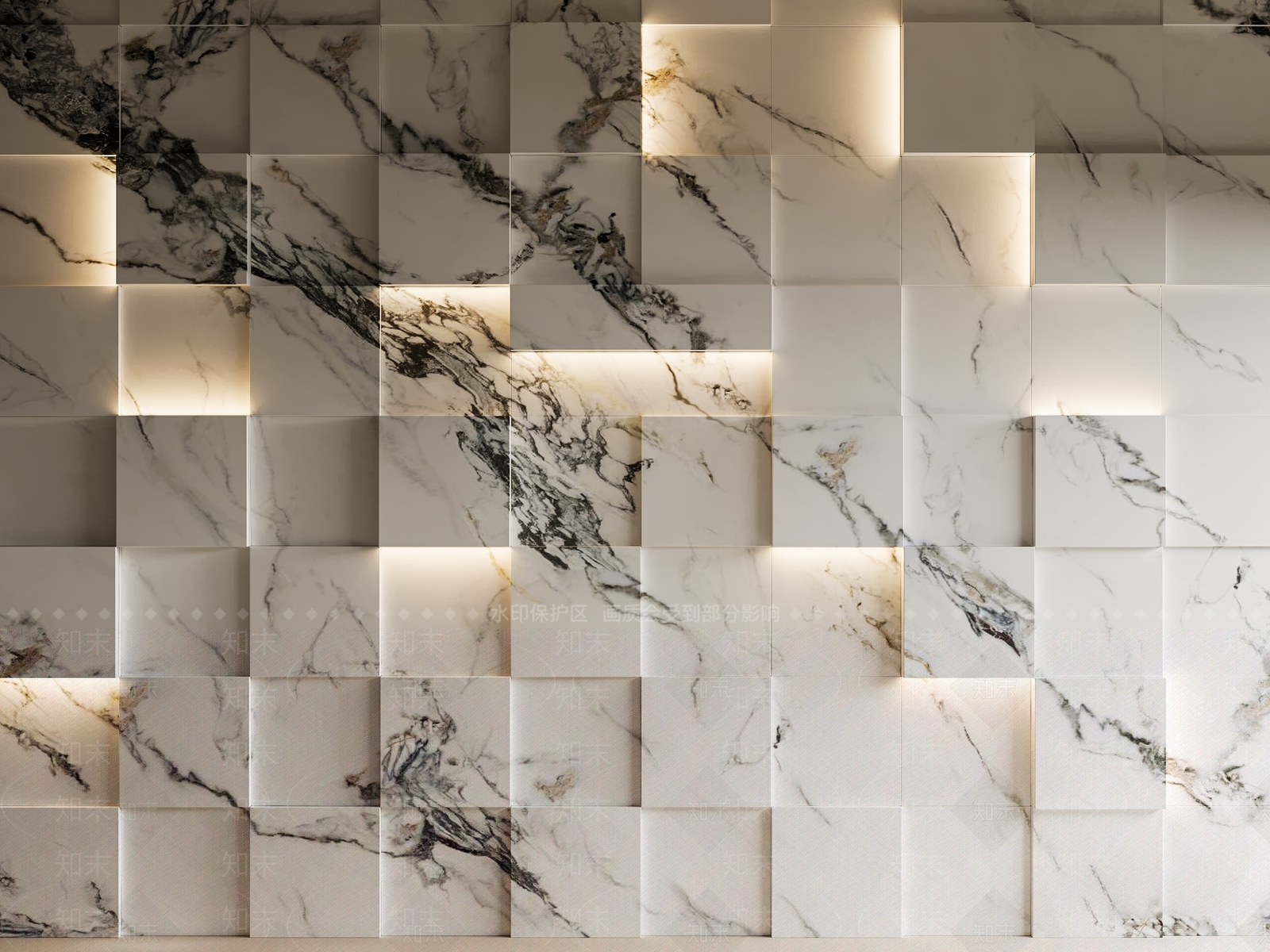 现代意式其他墙面3D模型下载【ID:1195814771】