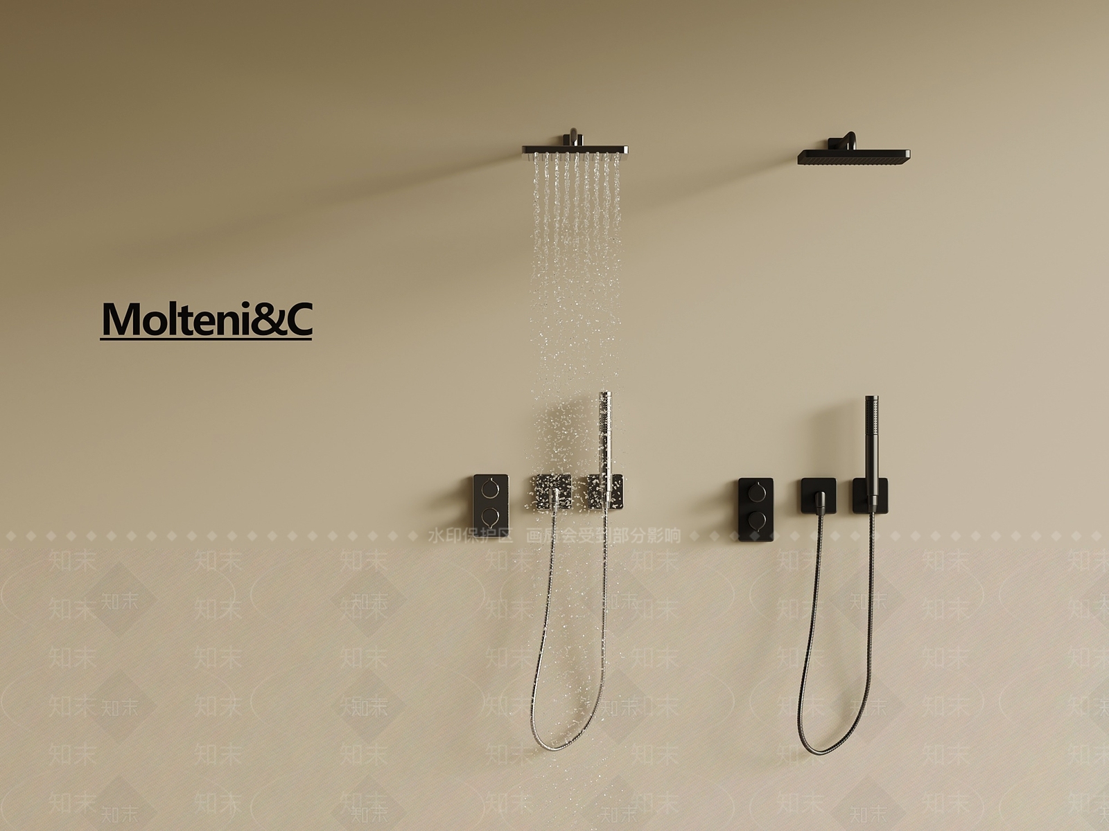 淋浴房3D模型下载【ID:1195817553】