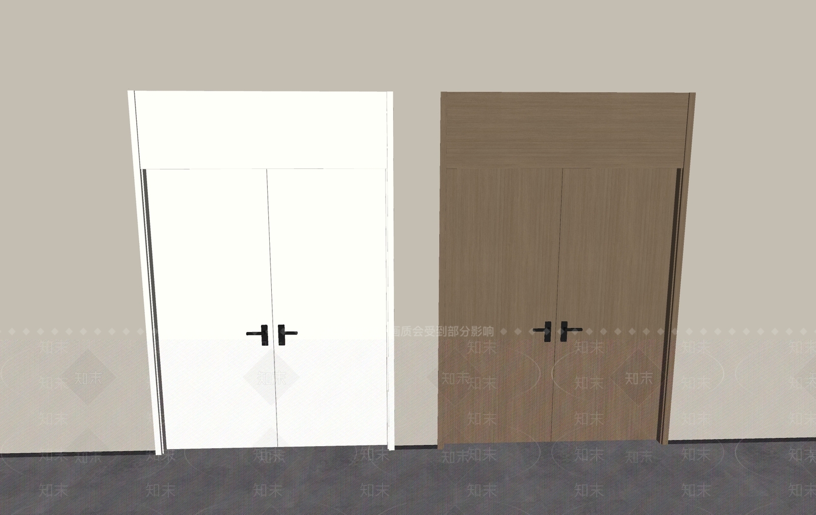 现代双开门SU模型下载【ID:1195818556】