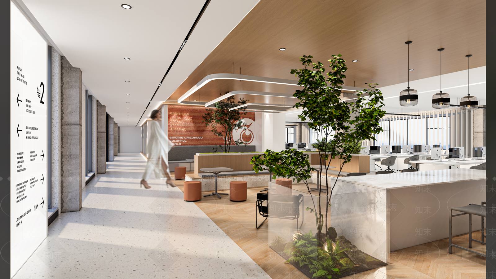 现代新中式茶水间SU模型下载【ID:1195823289】