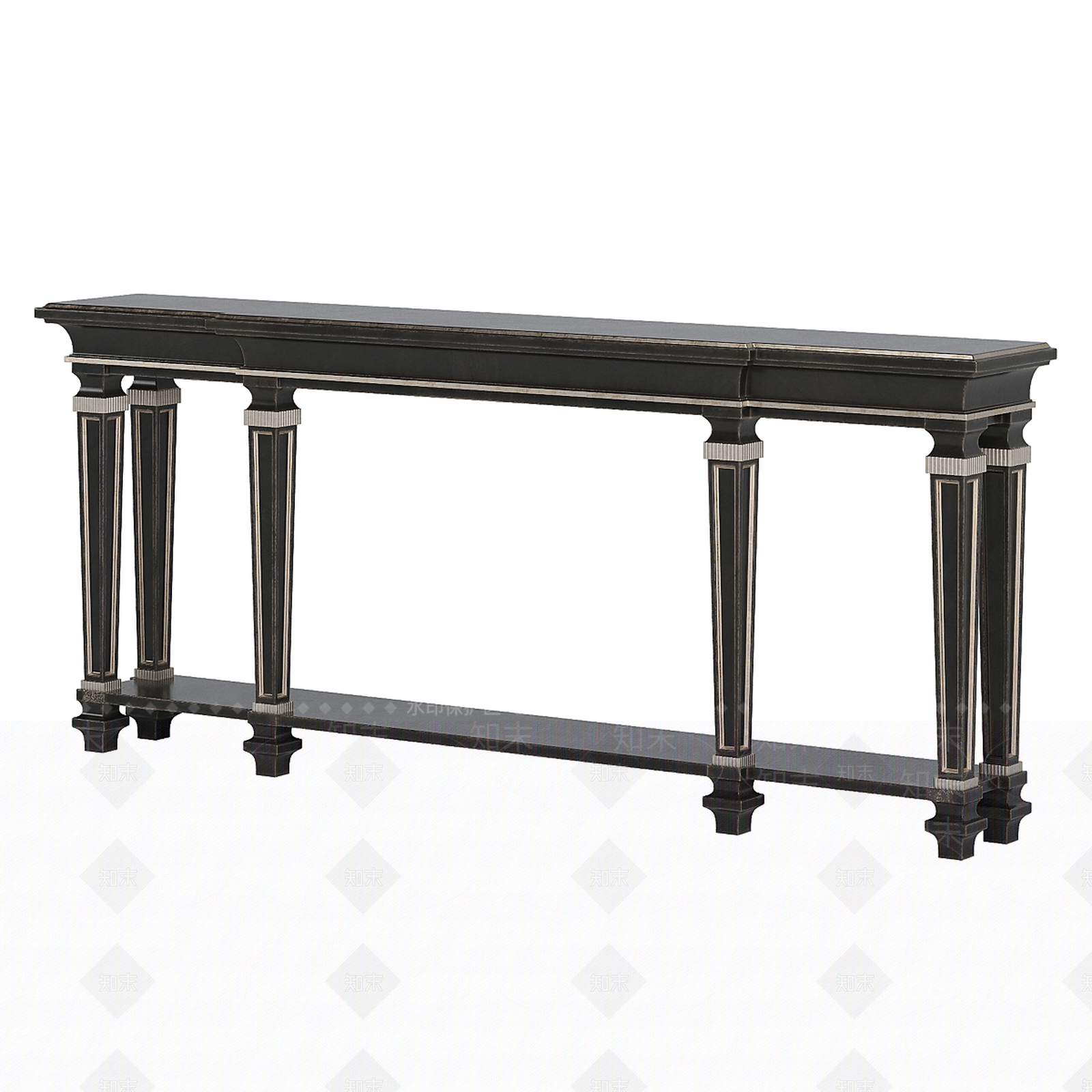 法式玄关柜3D模型下载【ID:1195826675】