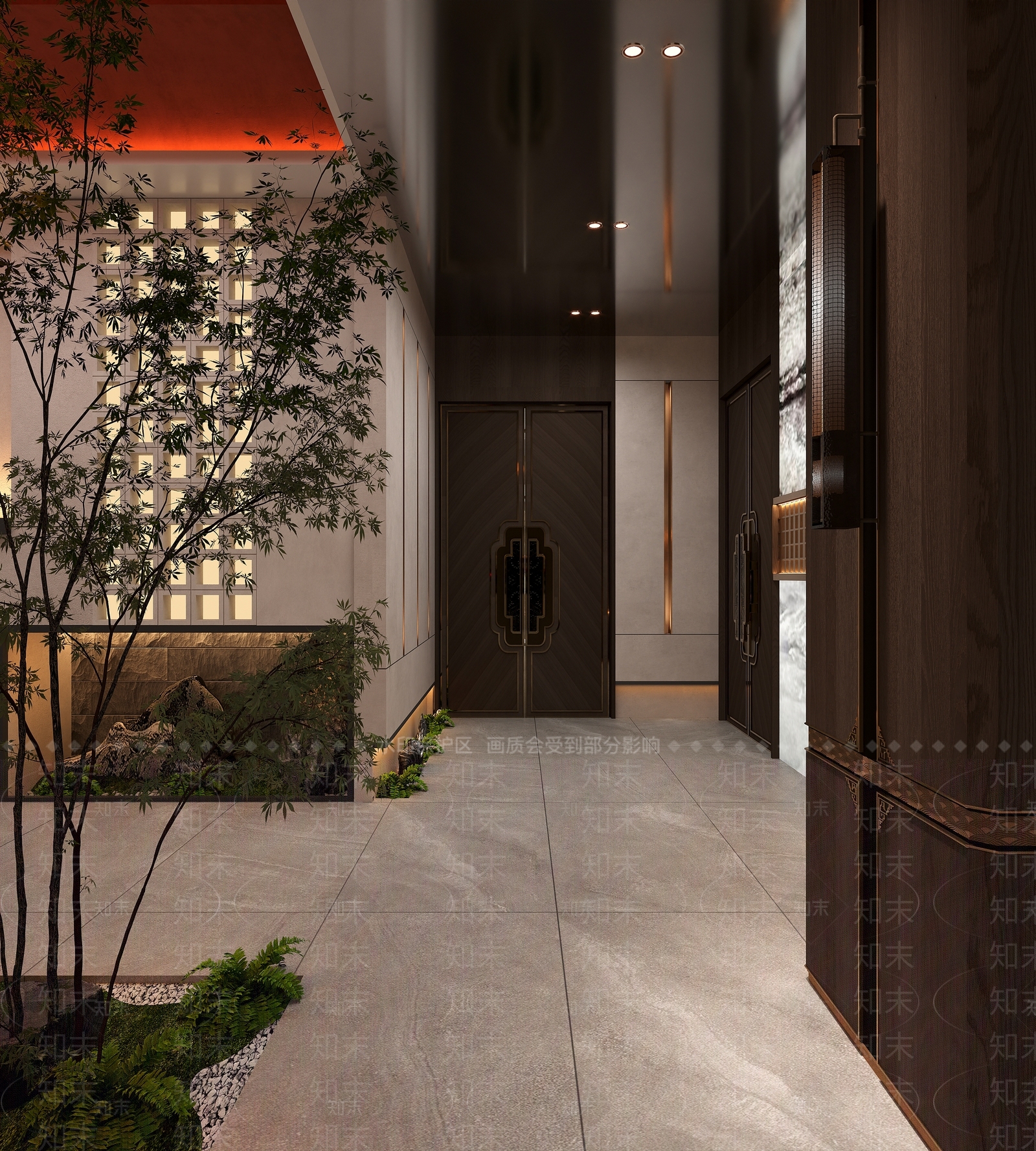 新中式中式其他通用空间3D模型下载【ID:1195828137】