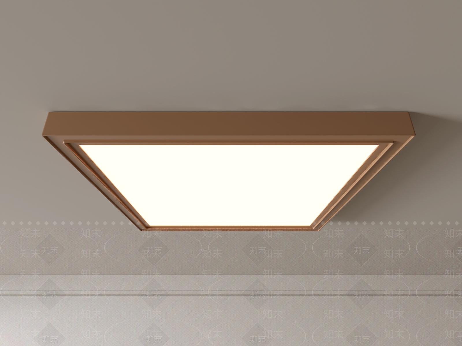 现代吸顶灯3D模型下载【ID:1195832630】