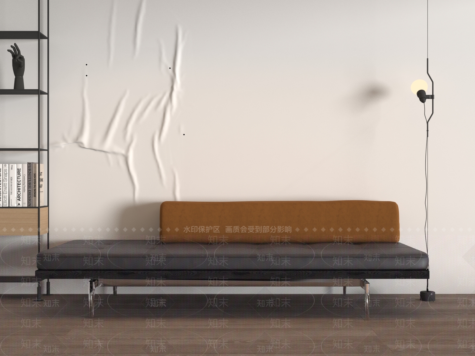 现代沙发凳3D模型下载【ID:1195836455】