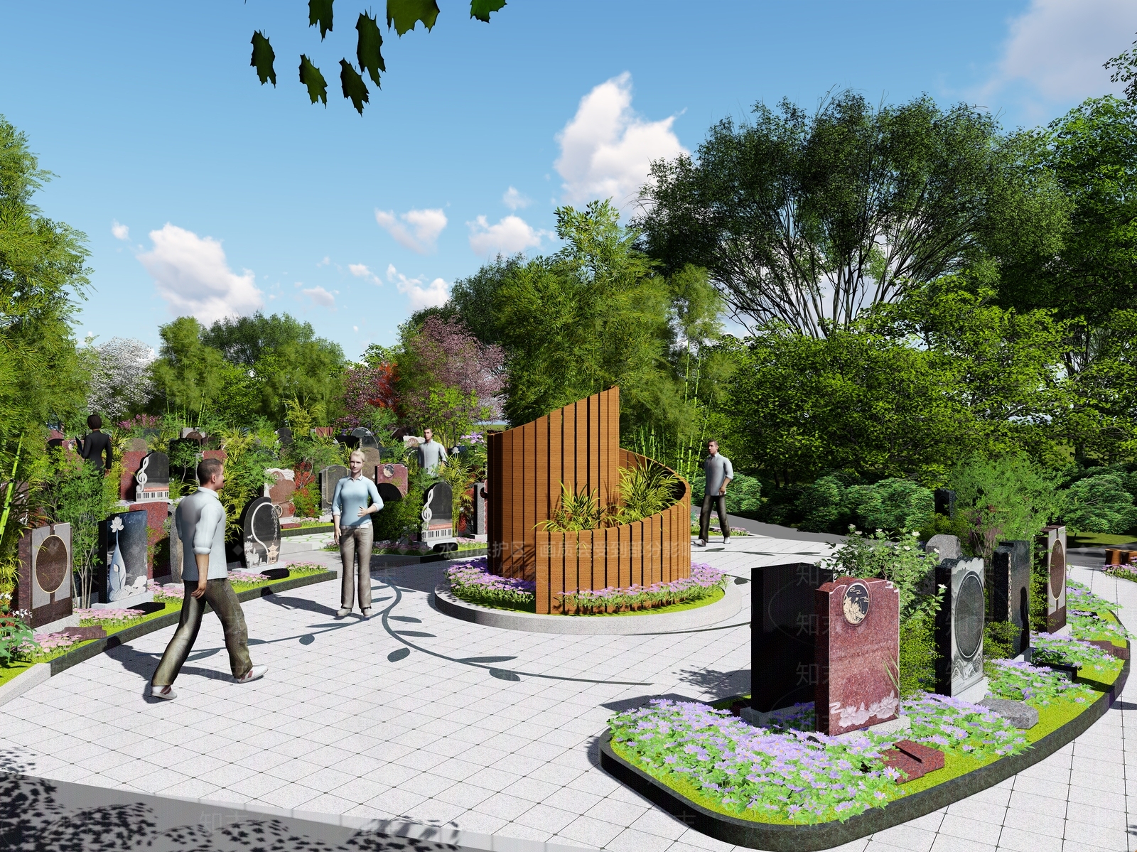 新中式现代其他景观3D模型下载【ID:1195838066】