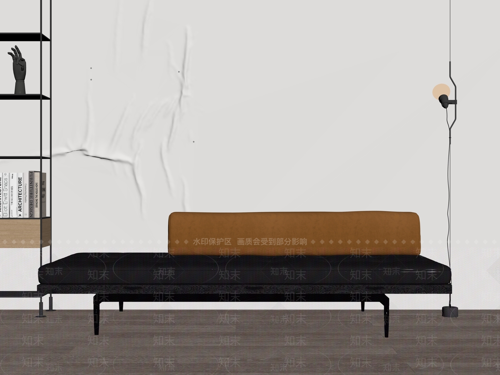 现代沙发凳SU模型下载【ID:1195836945】