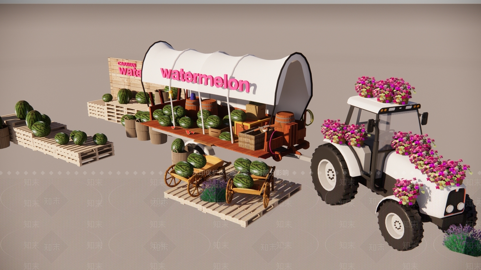 水果蔬菜SU模型下载【ID:1195843253】