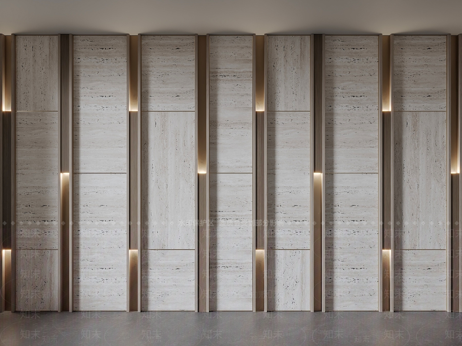 中古轻奢玄关背景墙3D模型下载【ID:1195848908】