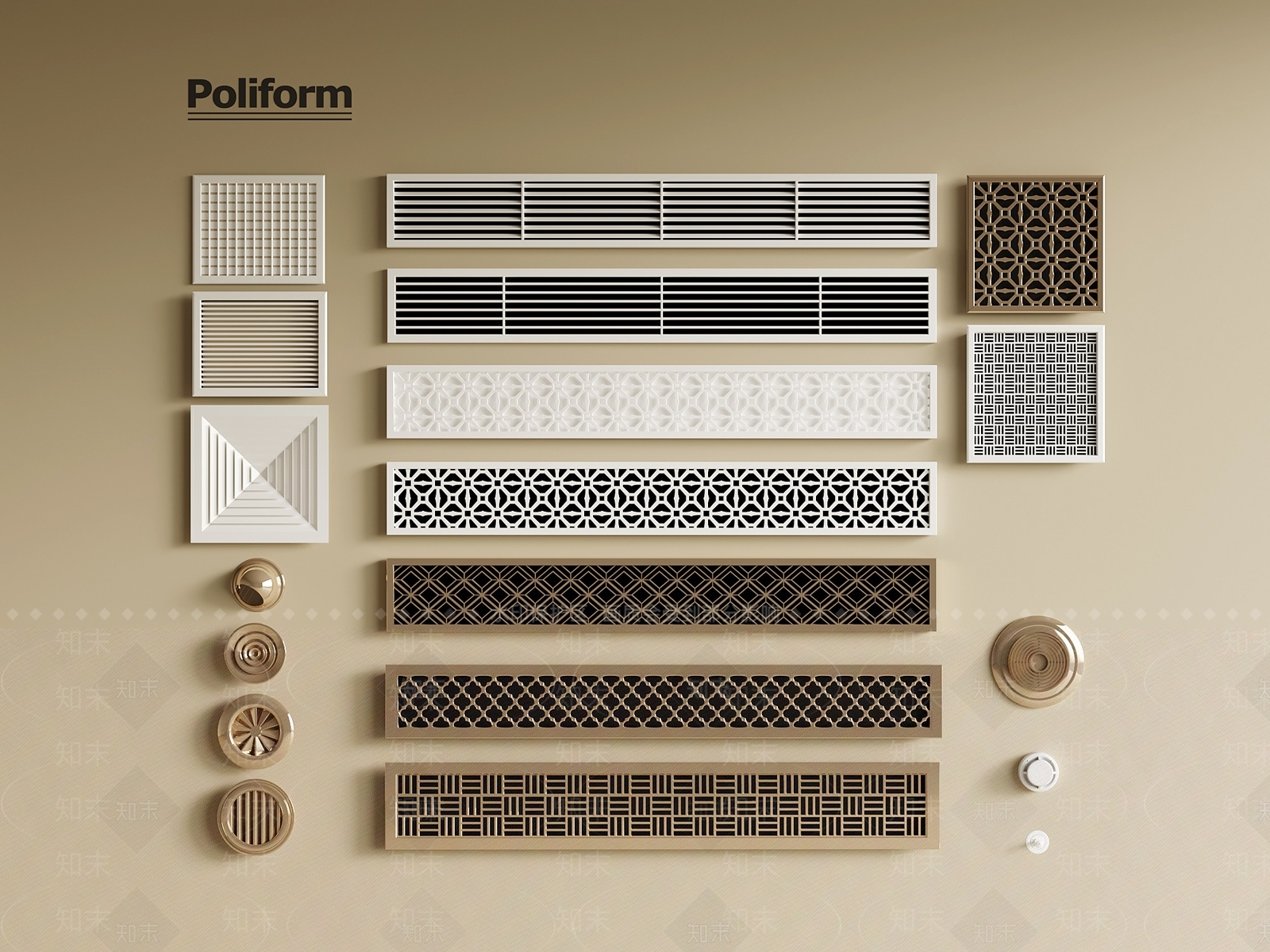 空调出风口SU模型下载【ID:1195849480】