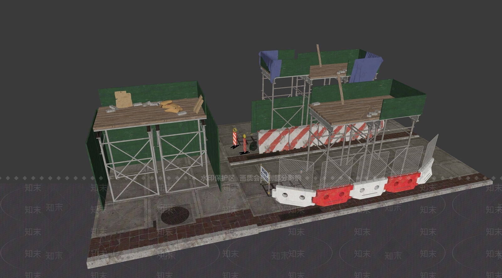 现代道路SU模型下载【ID:1195859127】