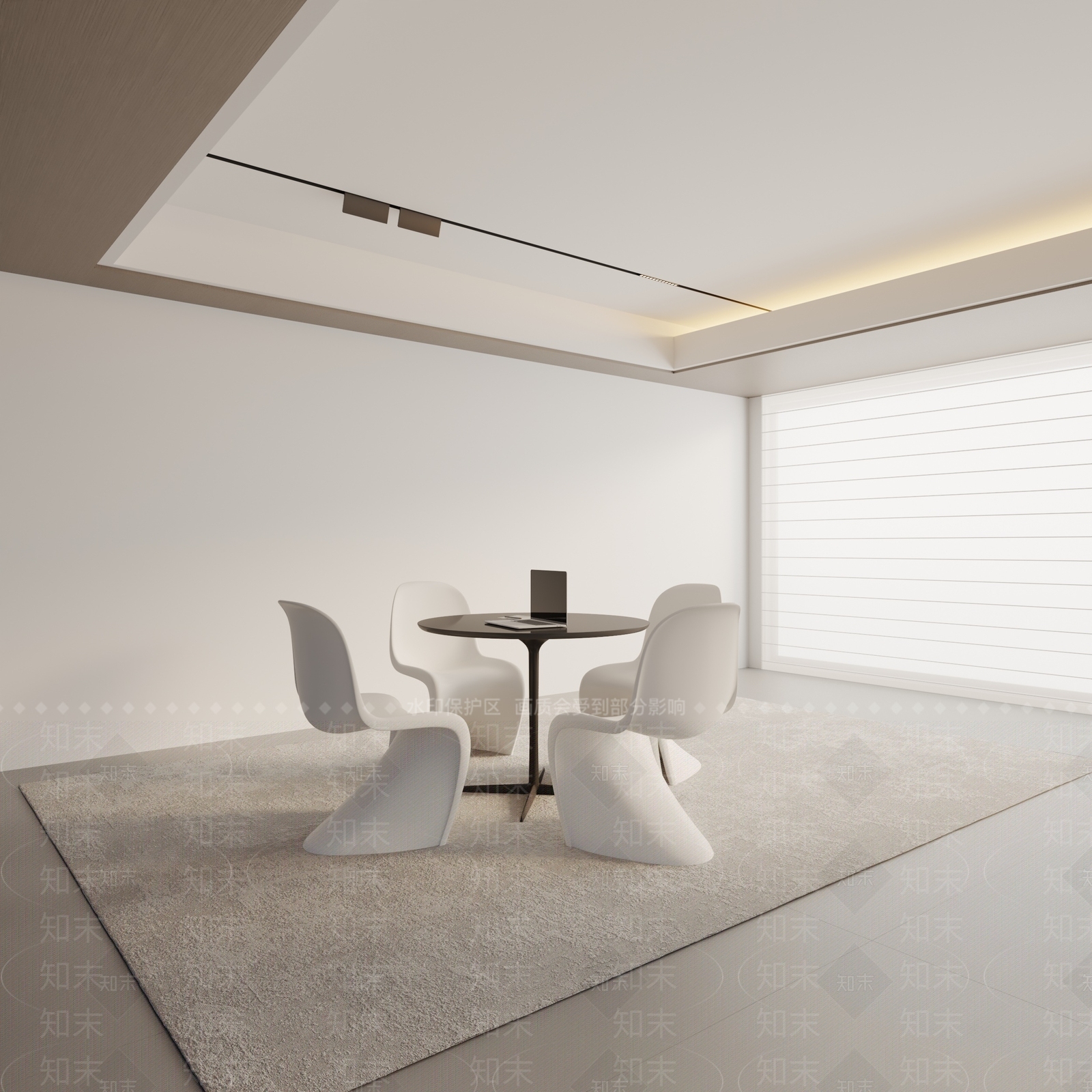 现代餐桌3D模型下载【ID:1195863891】